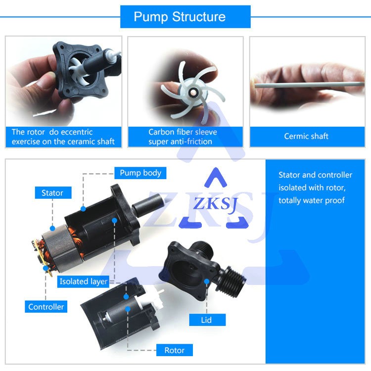 Life span ≥30000h 3 Phases Brushless Motor Submersible Water Pump Submersible Water Pump