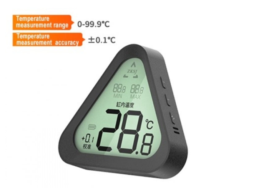 Fish Tank Digital Thermometer Accurate LED Display to ±0.9°F Tank Thermometer