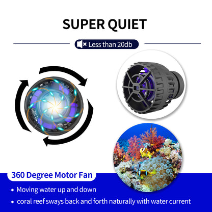 ZKSJ Hot sale aquarium pumps for Wave pump DC24v 20000L/H 45w