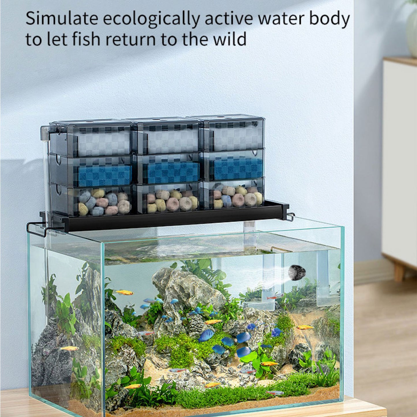 ZKSJ Mini-Wellenpumpe für Aquarien, 790 GPH (3000 l/h), Wasserumwälzpumpe, 9 W, DC 12 V