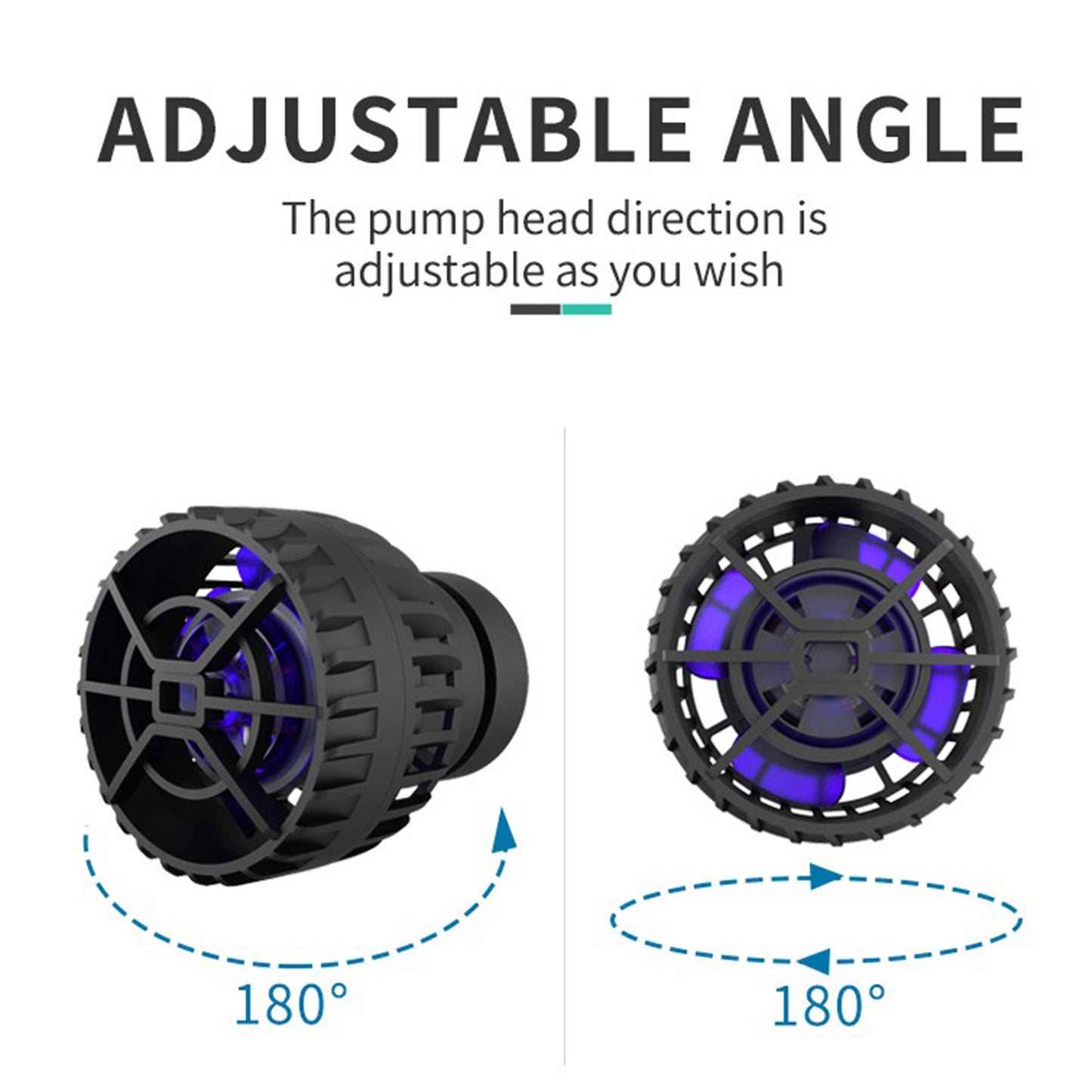 ZKSJ Mini Ocean Circulation Pump Wave Pump Silent Frequency Conversion Aquarium Wave Pump